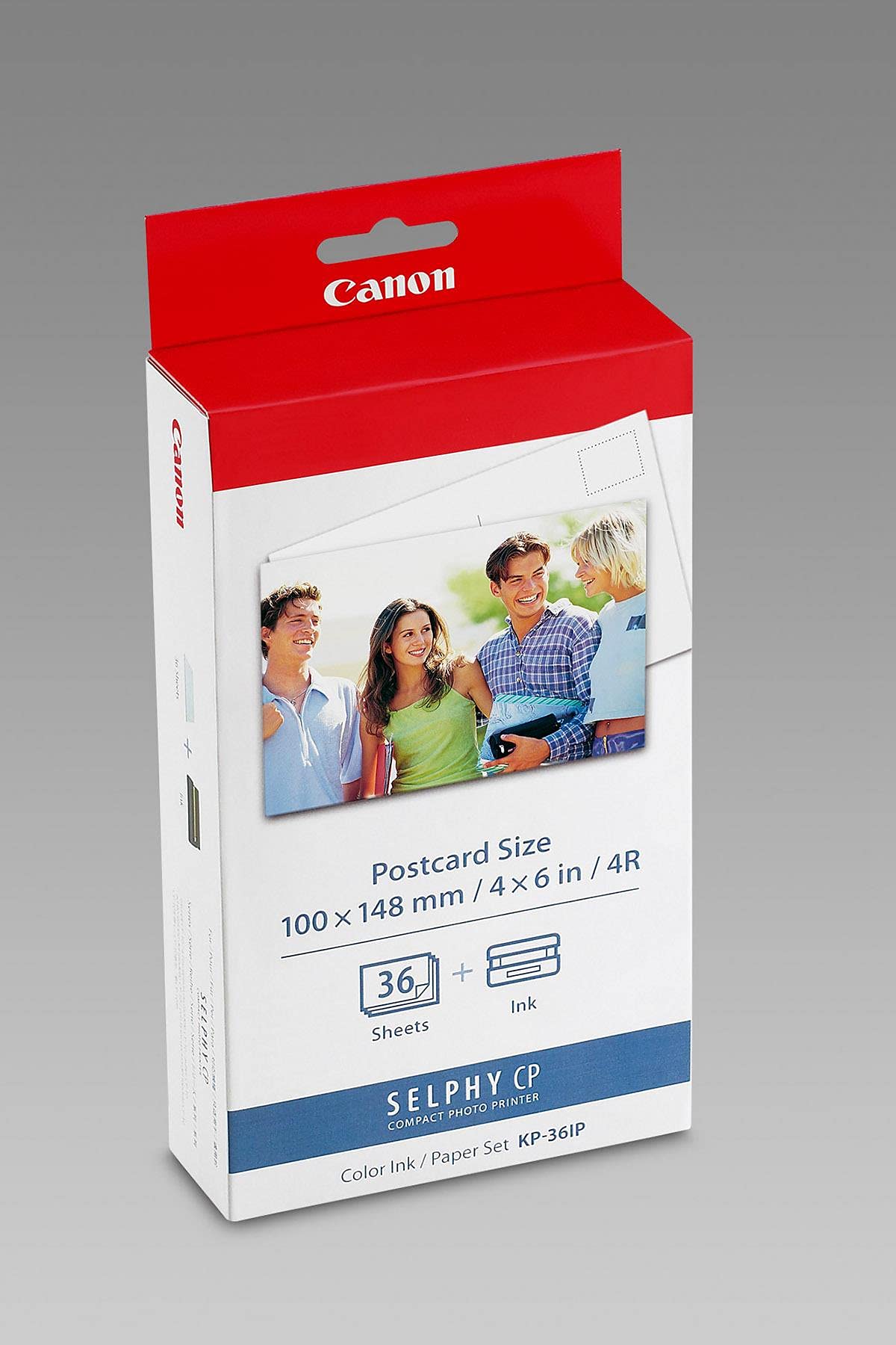 Canon KP-36IP Inkjet Photo Paper Pack - 36 Sheets for Canon Printers - Perfect for Printing High-Quality Photos, Greeting Cards & Art Projects