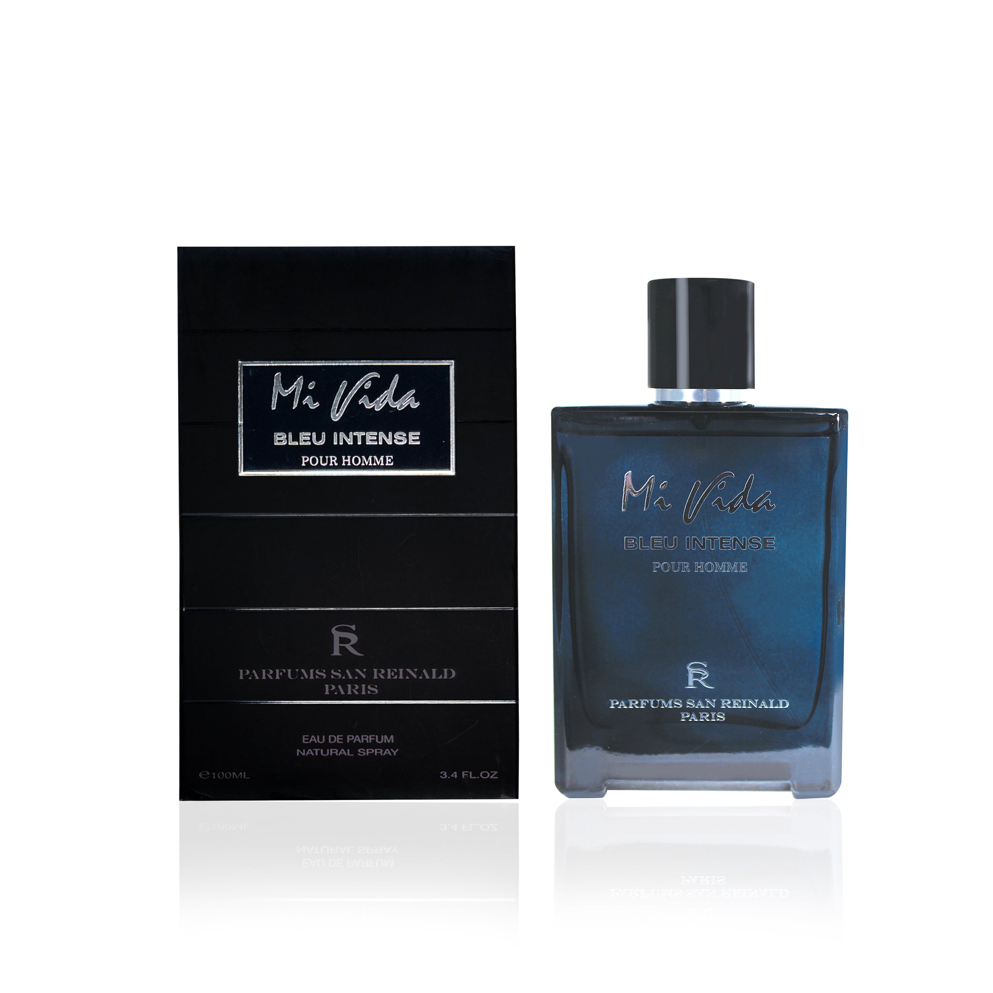 Mi Vida Bleu Intense Cologne for Men - Long Lasting Fresh Fragrance | Perfect for Date Night, Office & Special Occasions