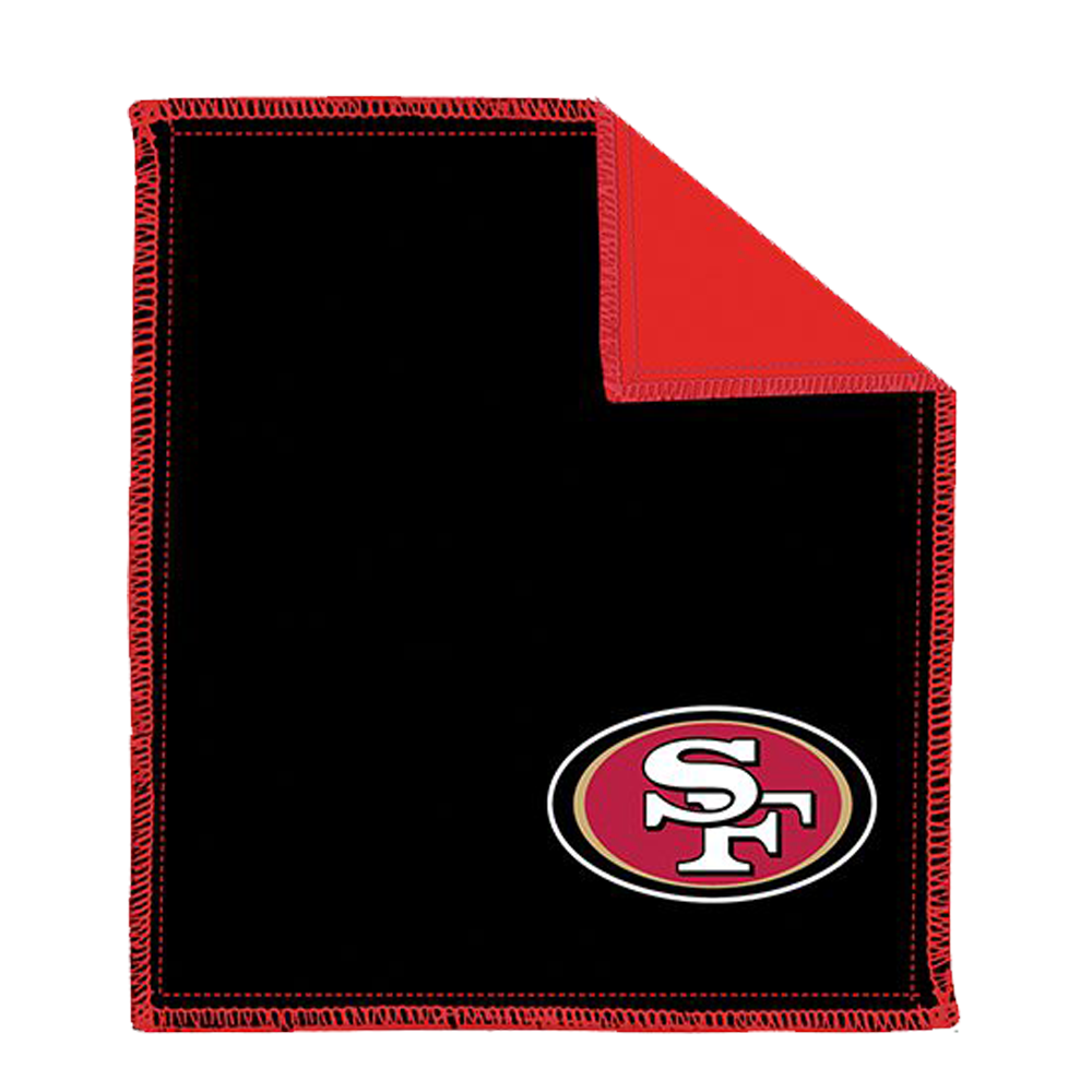 San Francisco 49ers NFL Microfiber Shammy Towel - Super Absorbent for Game Day, Car Detailing, Gym & Sports Equipment Cleaning