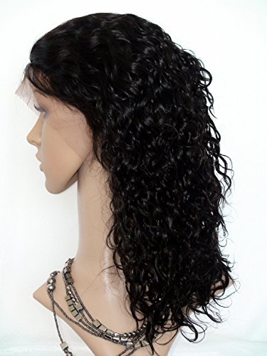 Premium 8-Inch Brazilian Virgin Remy Human Hair Full Lace Wig for Black Women - Natural Curly #2 Dark Brown - Perfect for Daily Wear, Parties & Special Occasions