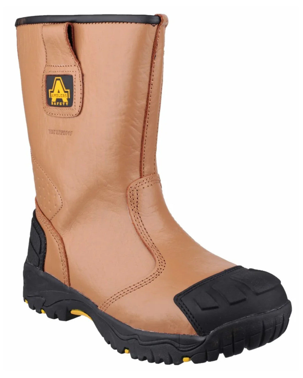 Amblers Safety FS143 Waterproof S3 SRC Safety Rigger Boots - Heavy Duty Work Boots for Construction, Oil Rig & Industrial Use - Slip Resistant & Comfortable Work Shoes for Men