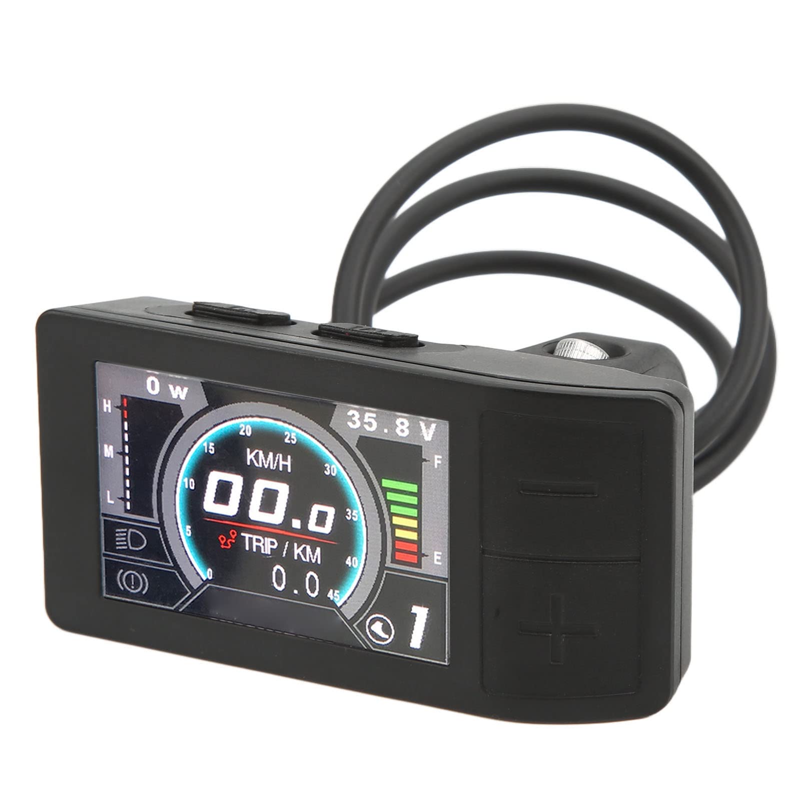 Waterproof 100mA Dustproof Electric Bike Display - Clear Readings LCD Screen for E-Bike Replacement | Perfect for Commuting, Mountain Biking & Outdoor Adventures