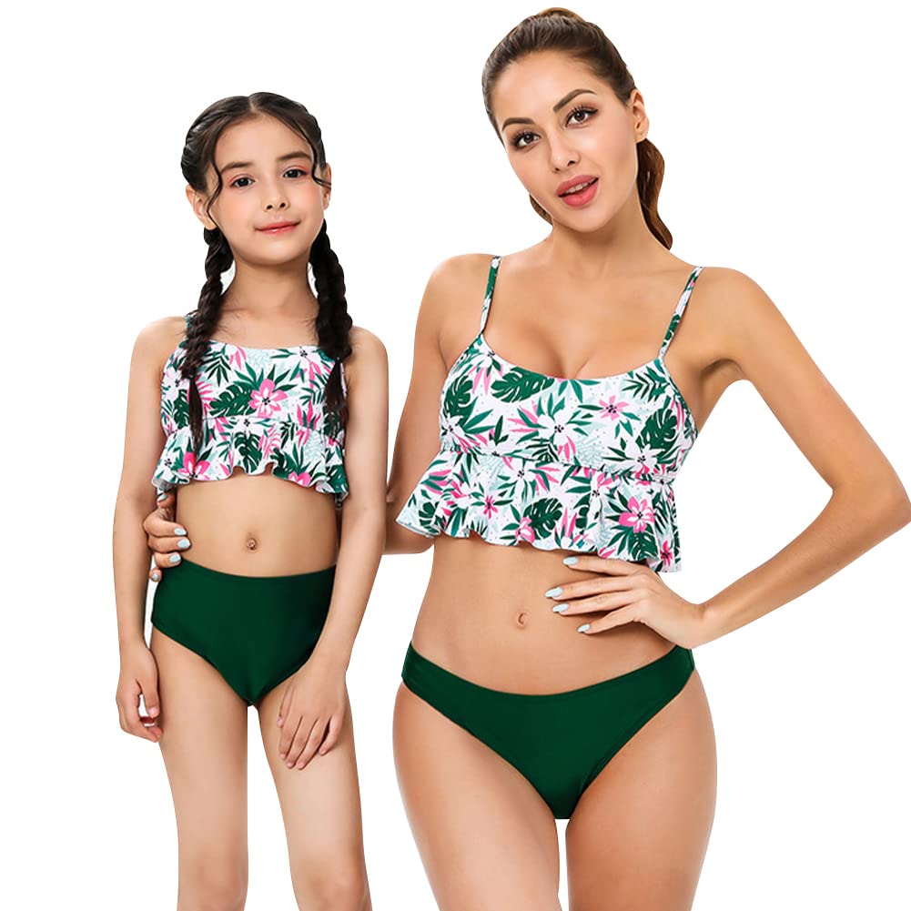 **Mommy and Me Matching Swimsuits - Women's & Girls' One-Piece Bathing Suits with Cover-Up | Family Beachwear for Pool, Vacation & Summer Fun**
