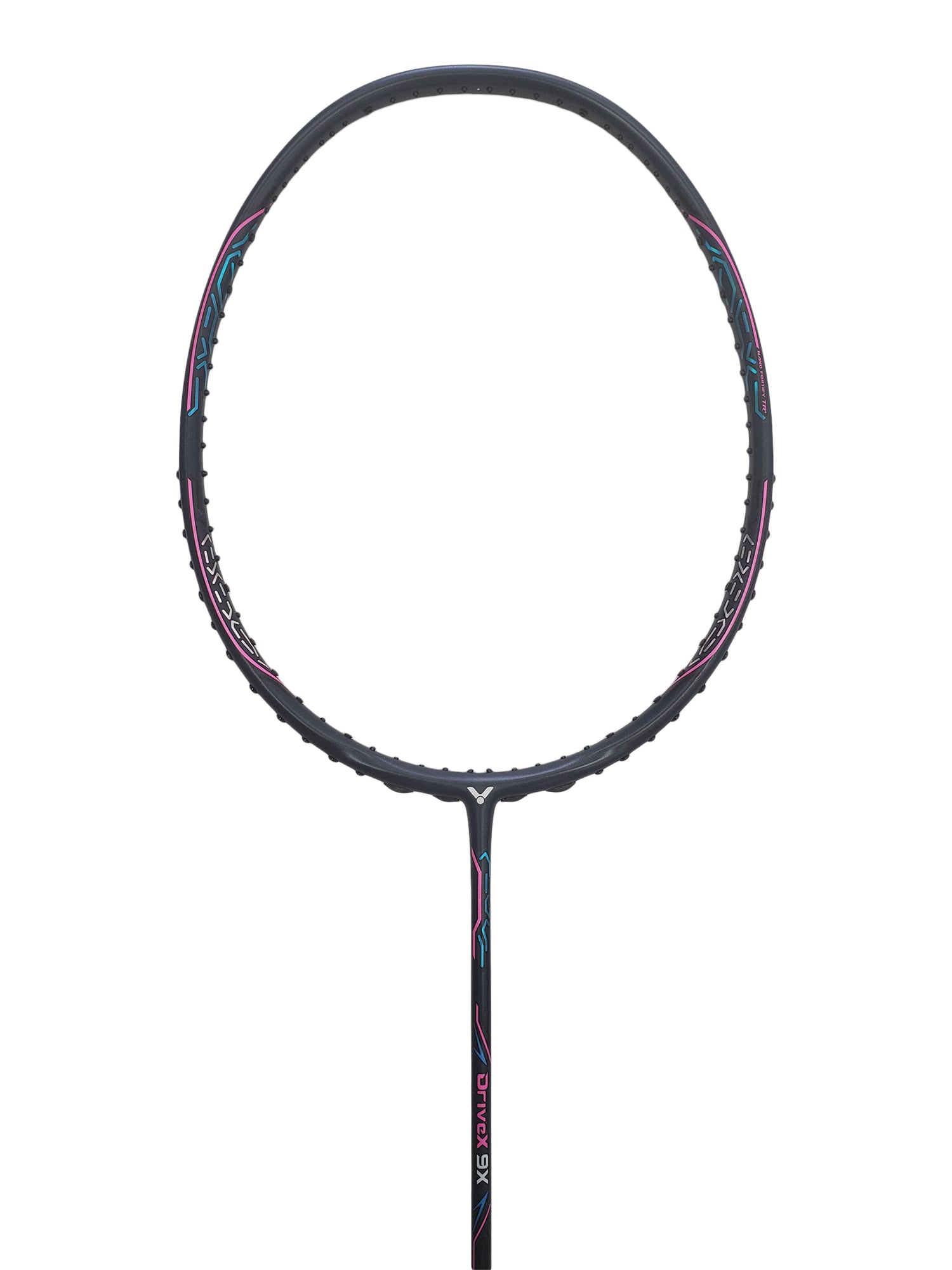 Victor DriveX 9X Badminton Racket - Professional Carbon Fiber Badminton Racquet for Advanced Players - Perfect for Tournaments & Training Sessions