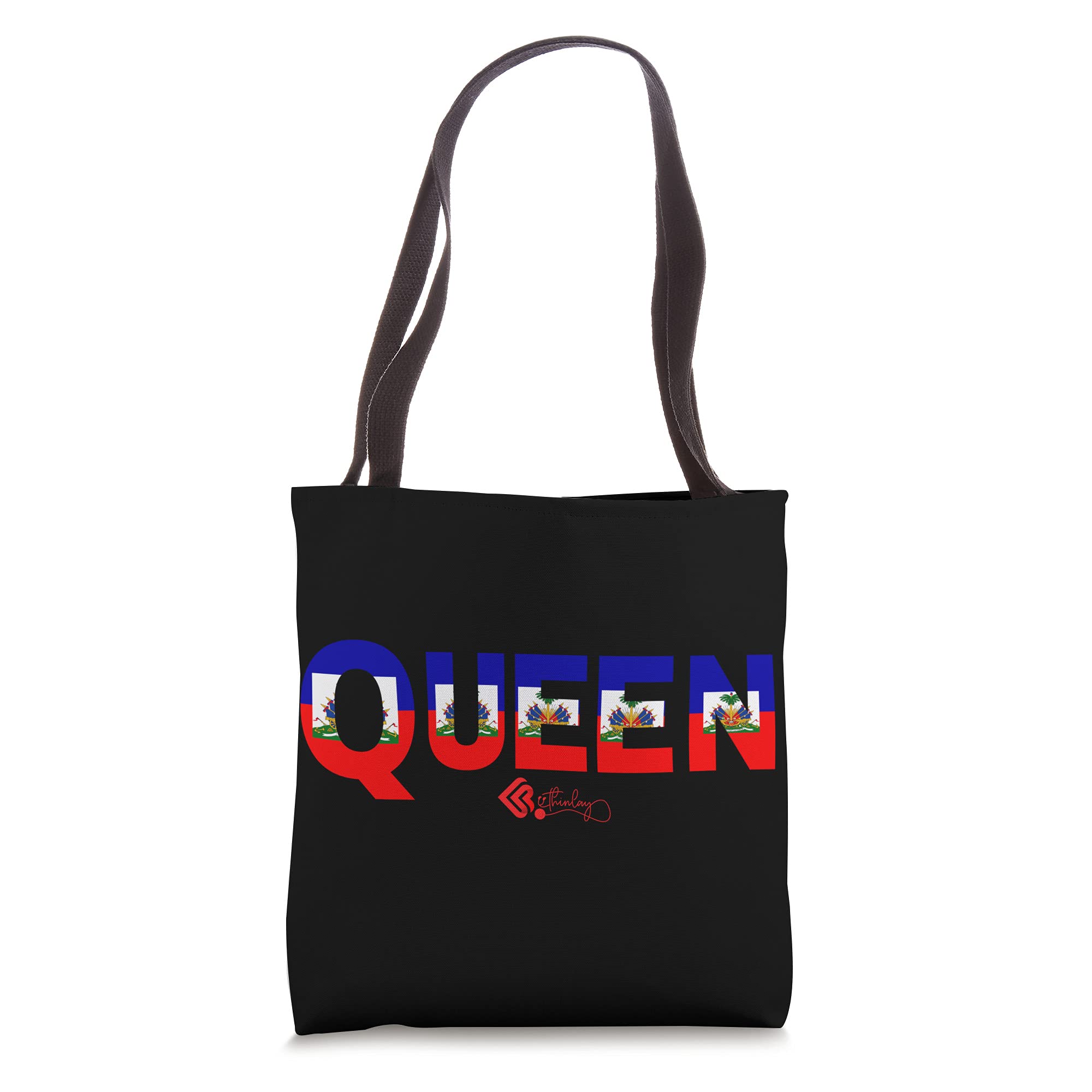 Stylish Haitian Queen Tote Bag for Women - Large Canvas Beach Bag with Unique Caribbean Design - Perfect for Shopping, Travel & Daily Use