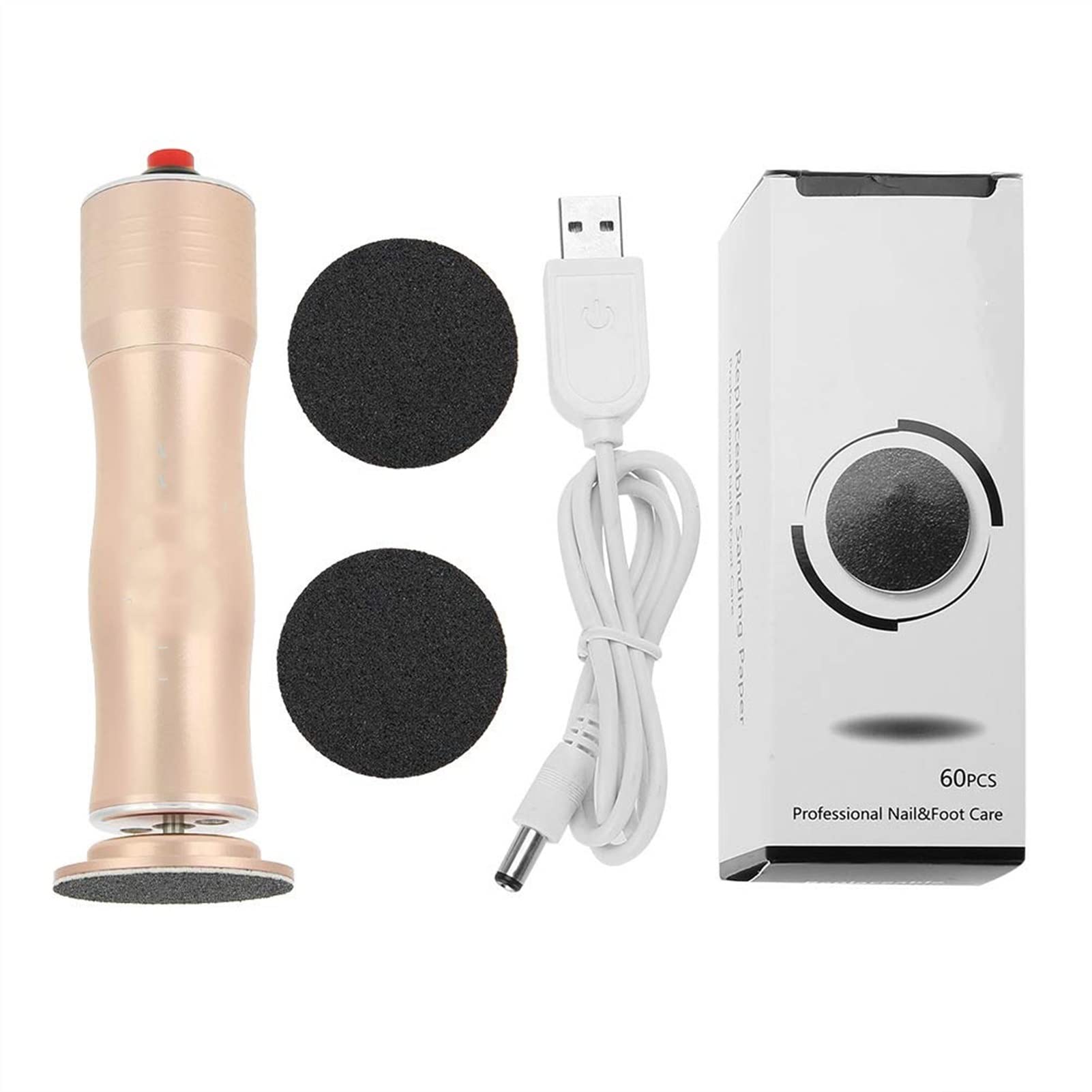 Professional Electric Foot Callus Remover & Pedicure Tool - Upgraded Dry Hard Dead Skin Remover for Smooth Feet - Perfect for Home Pedicure, Foot Care & Spa Treatments