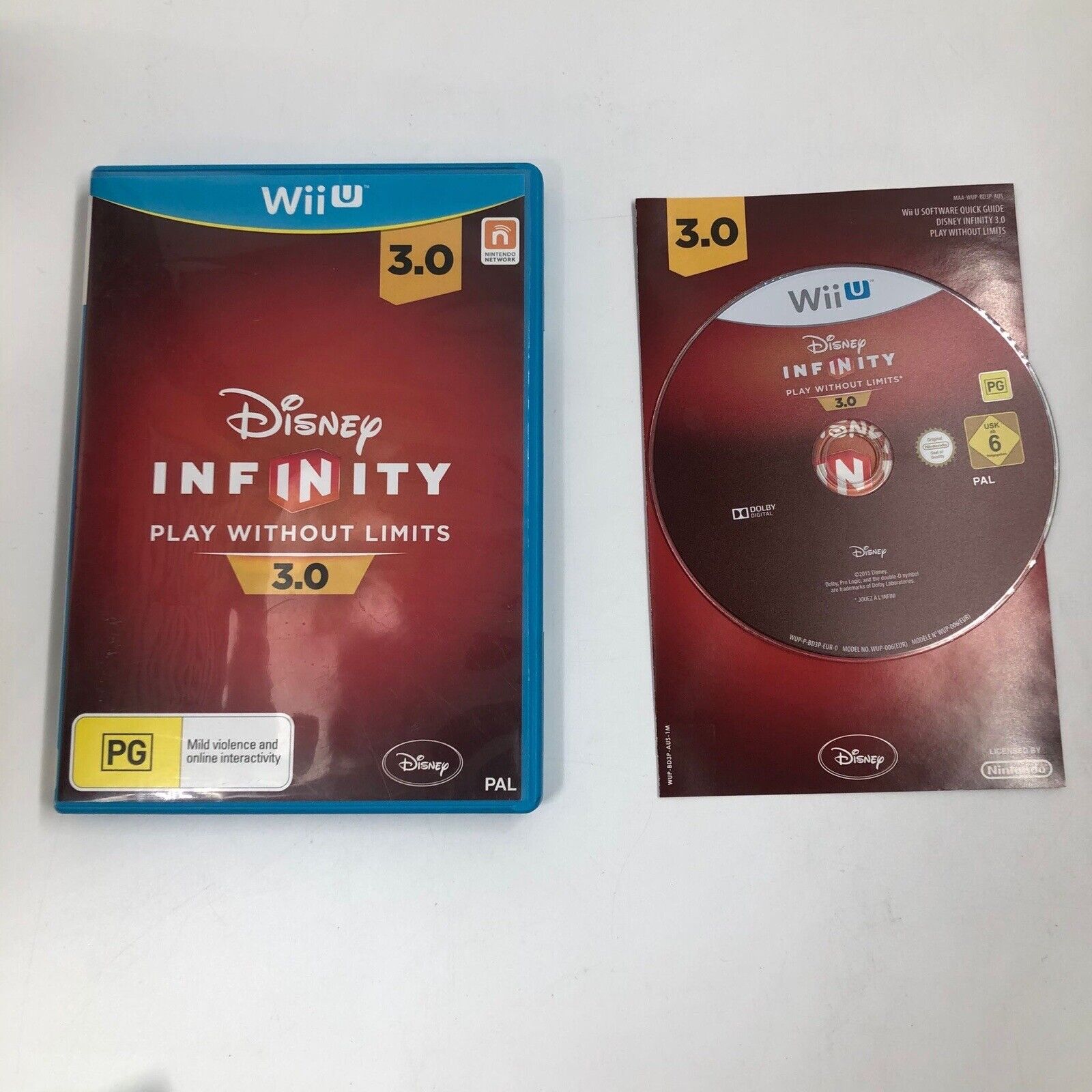 Disney Infinity 3.0 Game for Nintendo Wii U - Complete with Manual (PAL Version) | Action-Adventure Video Game for Kids & Family | Perfect for Disney Fans and Multiplayer Gaming Sessions