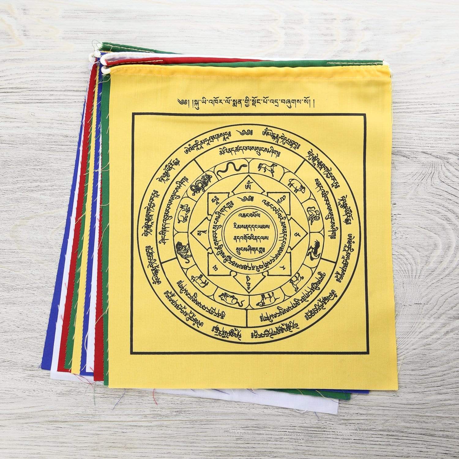 Chakra & Astrology Prayer Flags - Spiritual Decor for Meditation, Yoga & Home Blessings | Feng Shui Wall Hanging for Positive Energy & Harmony