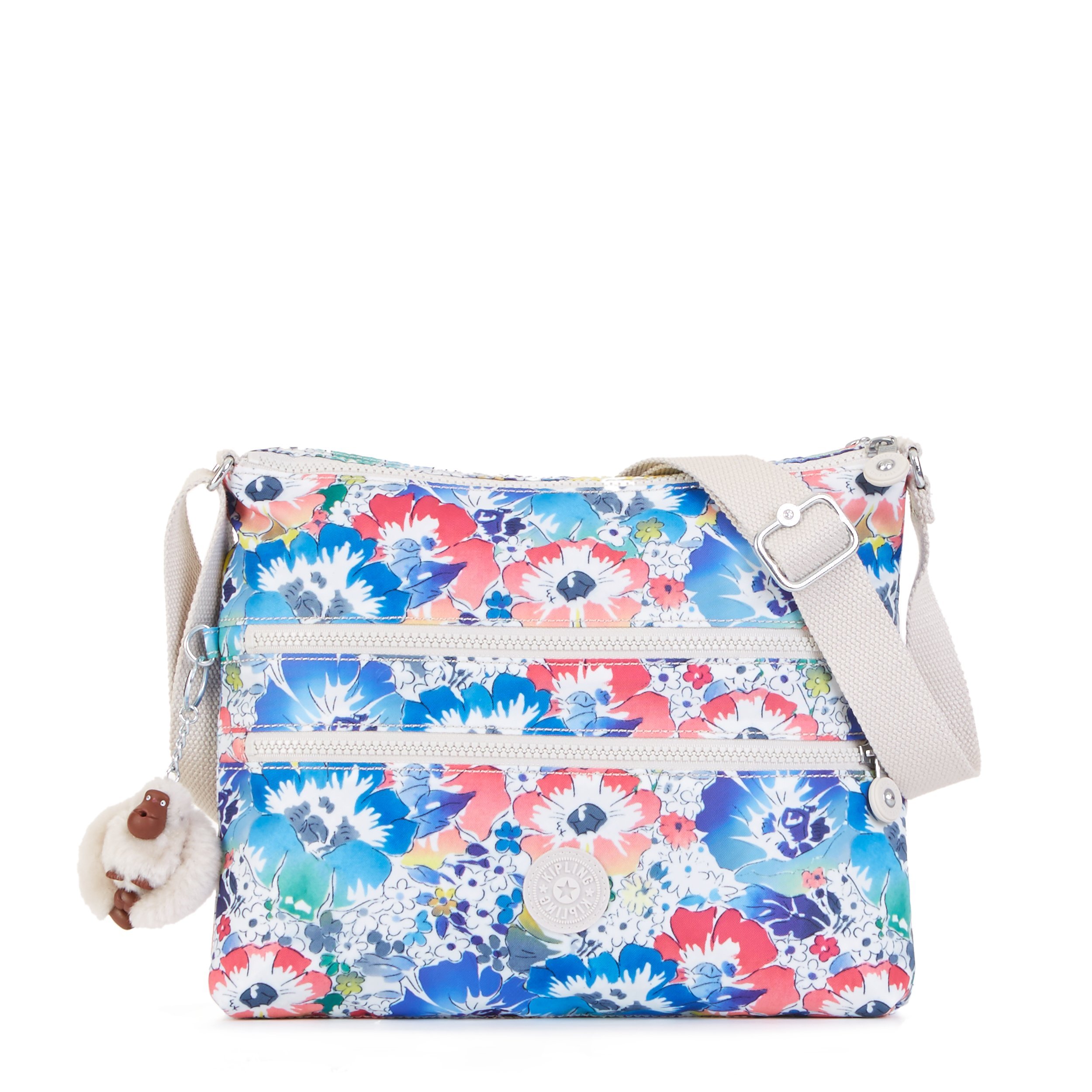Kipling Alvar Medium Printed Crossbody Bag for Women | Lightweight Travel Purse with Adjustable Strap | Perfect for Daily Use, Shopping & Travel