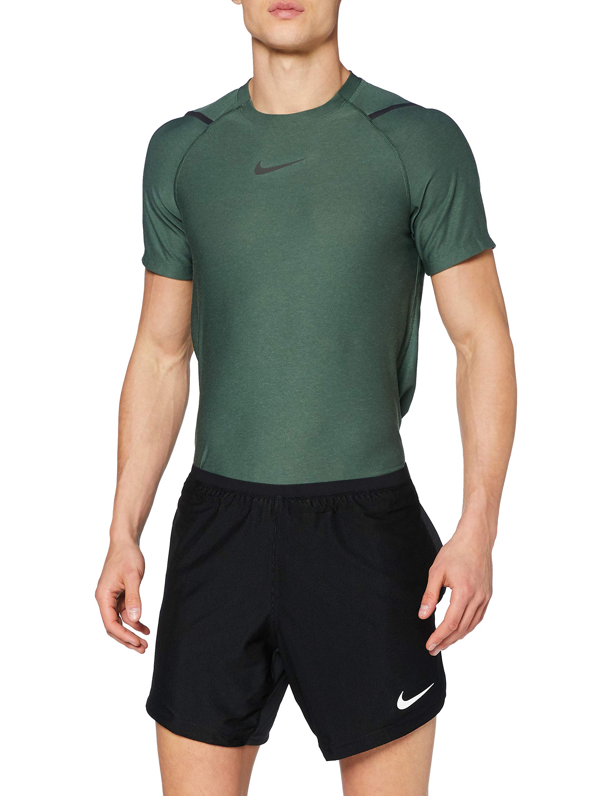 Nike Men's Pro NPC Training Shorts - Breathable Polyester/Spandex Blend Gym Shorts for Running & Workouts - Black (X-Large) | Perfect for Basketball, Jogging & Fitness Training