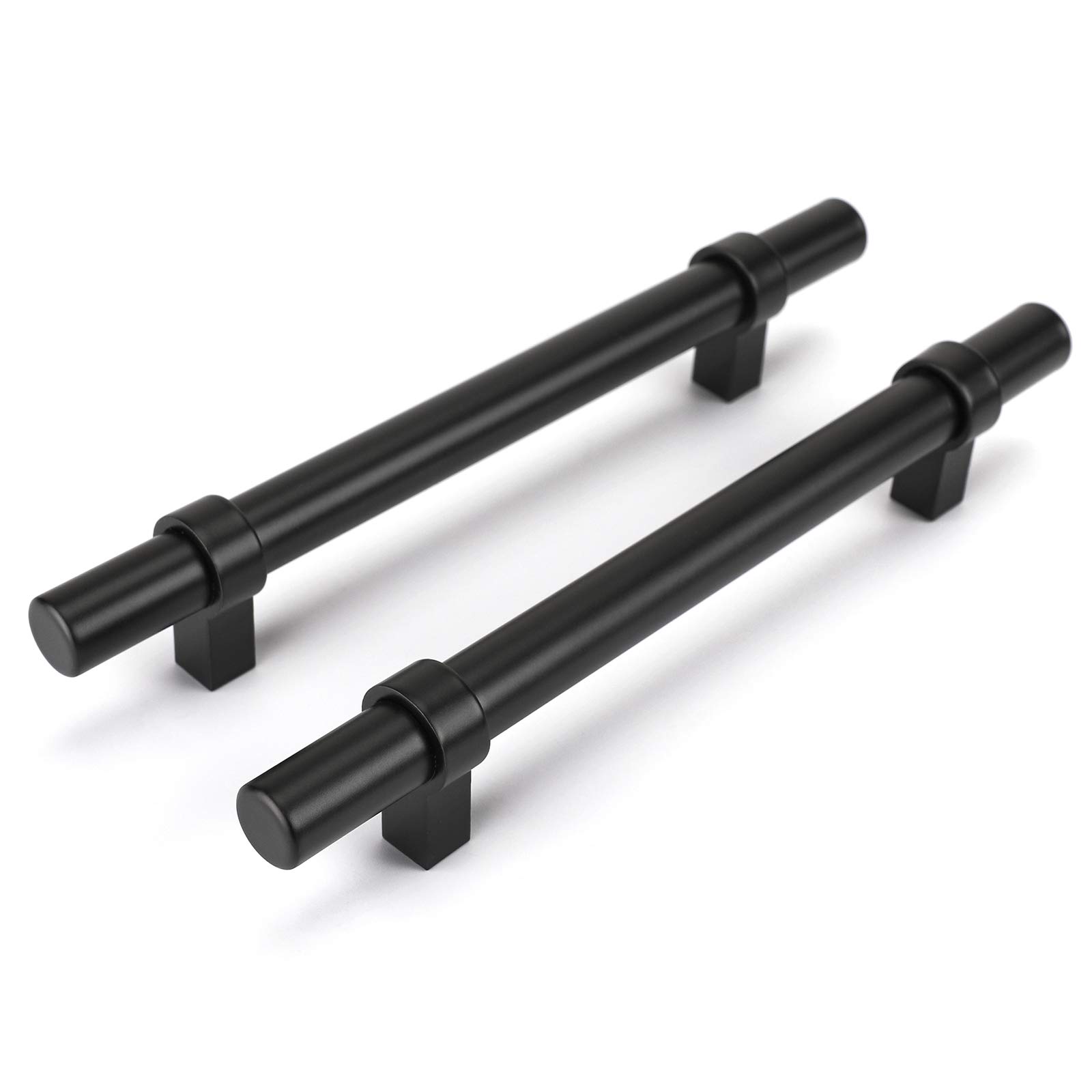 25 Pack Matte Black Stainless Steel Cabinet Handles & Drawer Pulls - 5