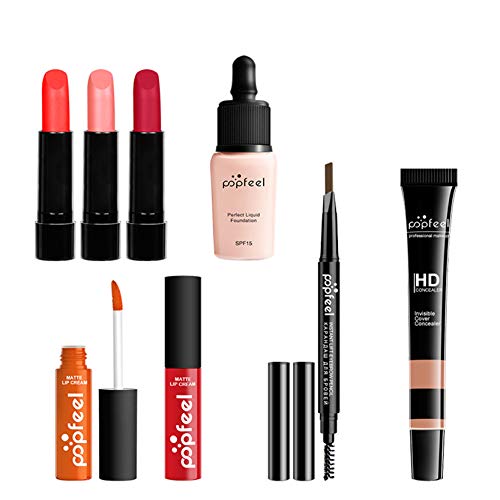 8PCS All-in-One Makeup Kit for Women - Essential Starter Set with Compact & Lightweight Design | Perfect for Travel, Daily Use & Gift Giving