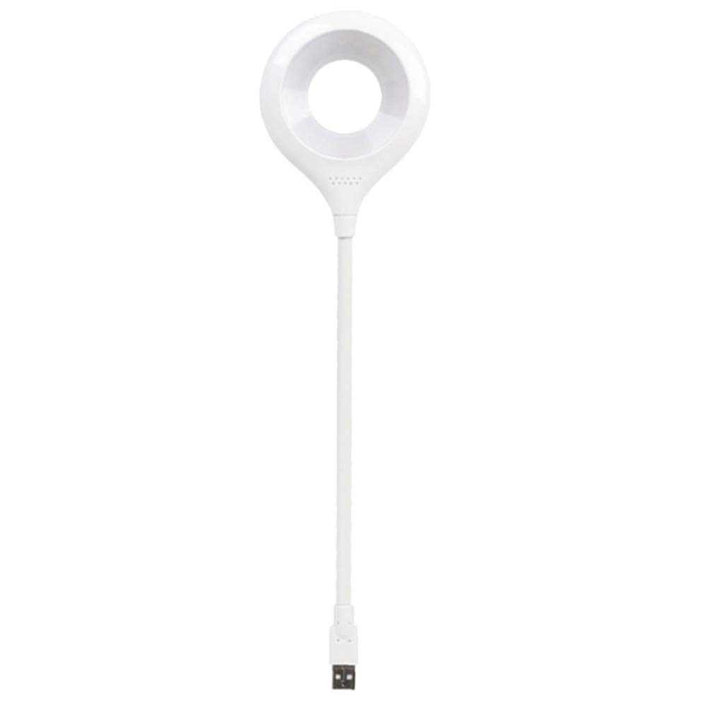 1Pc Rechargeable USB LED Ring Light with ABS Tripod Stand - White Selfie Light for Phone, Computer & DIY Photography - Perfect for YouTube, TikTok, Live Streaming & Video Calls