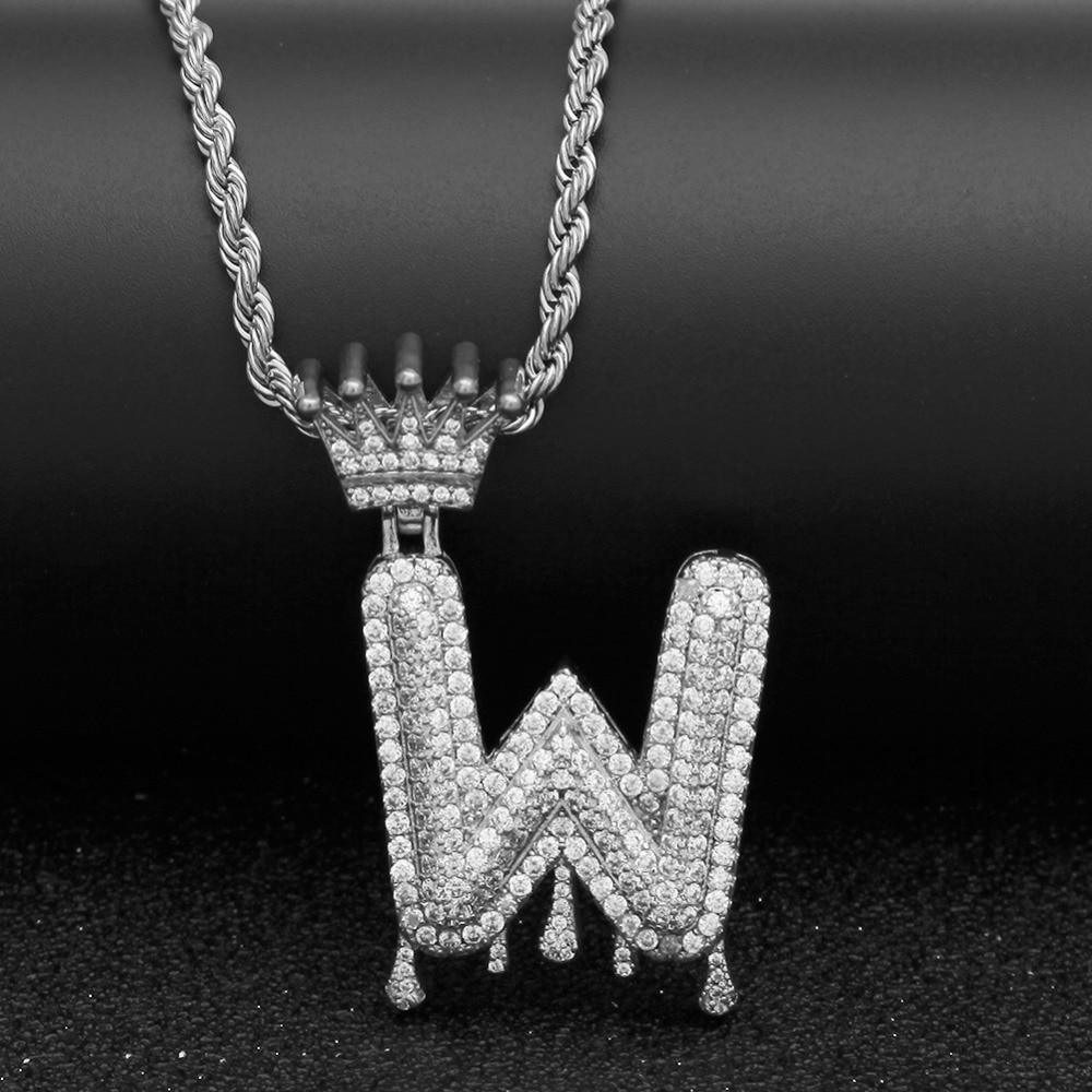Elegant Letter W Pendant Chain Necklace - Perfect for Gifts, Anniversaries & Everyday Wear