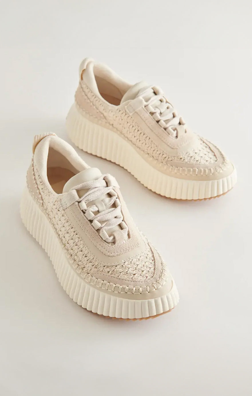 Dolce Vita Dolen Women's Sneakers - Comfortable Casual Walking Shoes in Sandstone Color | Perfect for Everyday Wear, Work & Travel