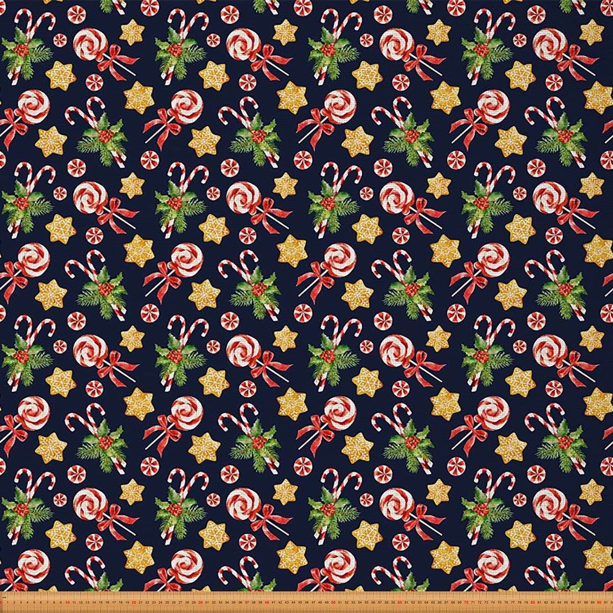 Christmas Upholstery Fabric by The Yard - Cute Snowflake Tree Design for Chairs & Couches | Xmas Themed Decorative Fabric for Home DIY Projects (10 Yards, Black Green) | Perfect for Holiday Decor, Furniture Makeovers & Crafting