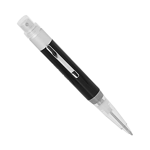 Fine Mist Spray Pen - Compact & Lightweight Perfume Atomizer for Women & Men - Portable for Makeup Bag, Briefcase, School Bag, Pocket (Black) | Perfect for Travel, Office & Daily Touch-Ups