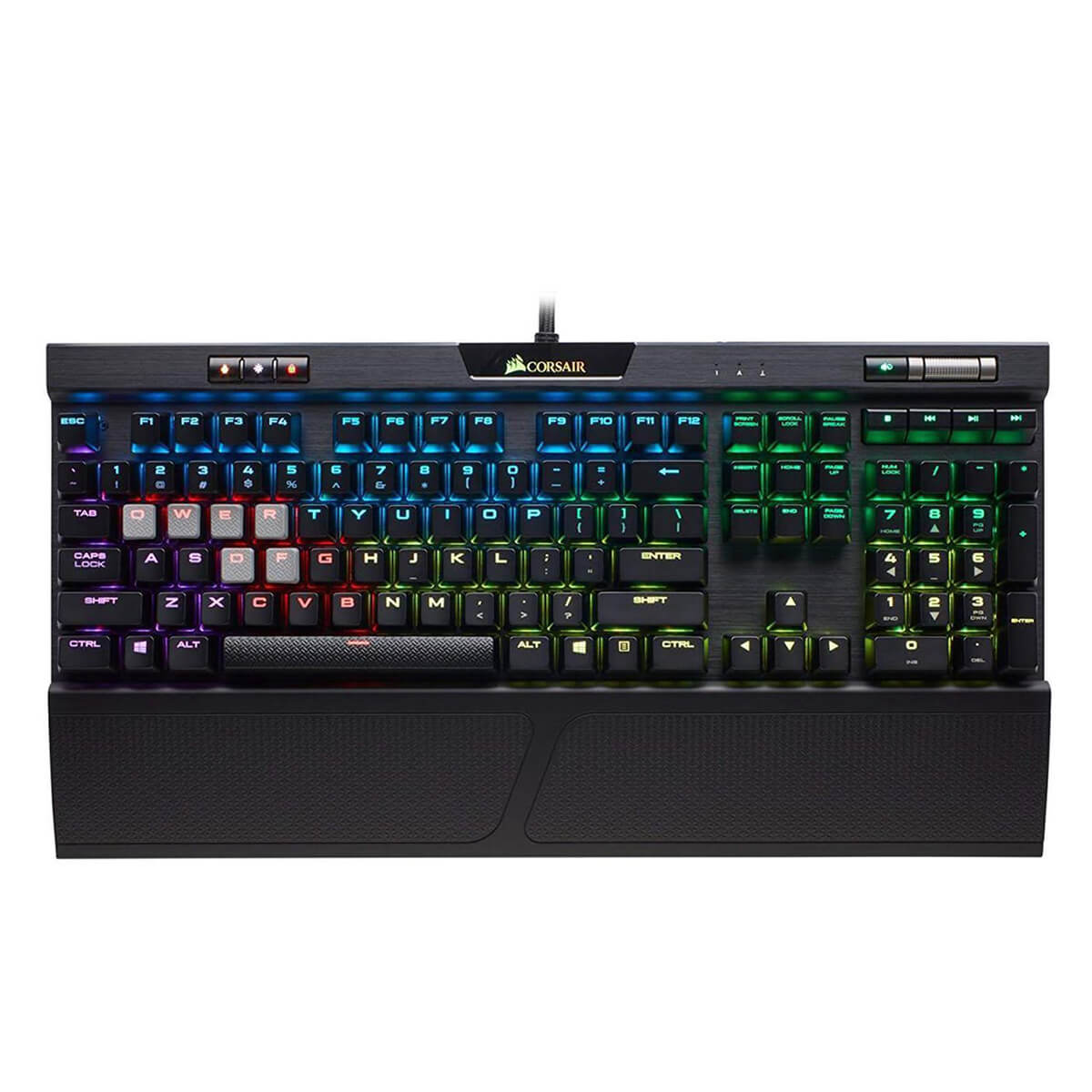Corsair K70 RGB MK.2 Mechanical Gaming Keyboard with Cherry MX Brown Switches - Perfect for PC Gaming, Typing & Office Work
