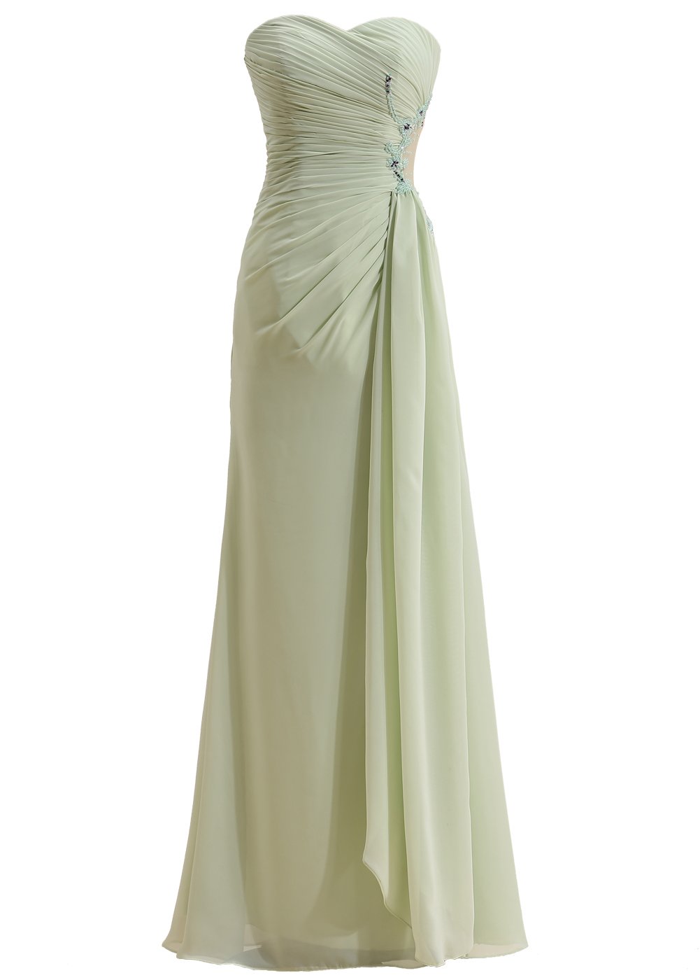 Sweetheart Neckline Chiffon Prom Dresses for Women - Elegant Long Evening Gowns for Formal Events, Homecoming, Wedding Guest & Special Occasions