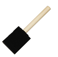 2 Pack Foam Brushes for Painting - Soft, Durable, and Versatile - Perfect for Arts, Crafts, and DIY Home Projects