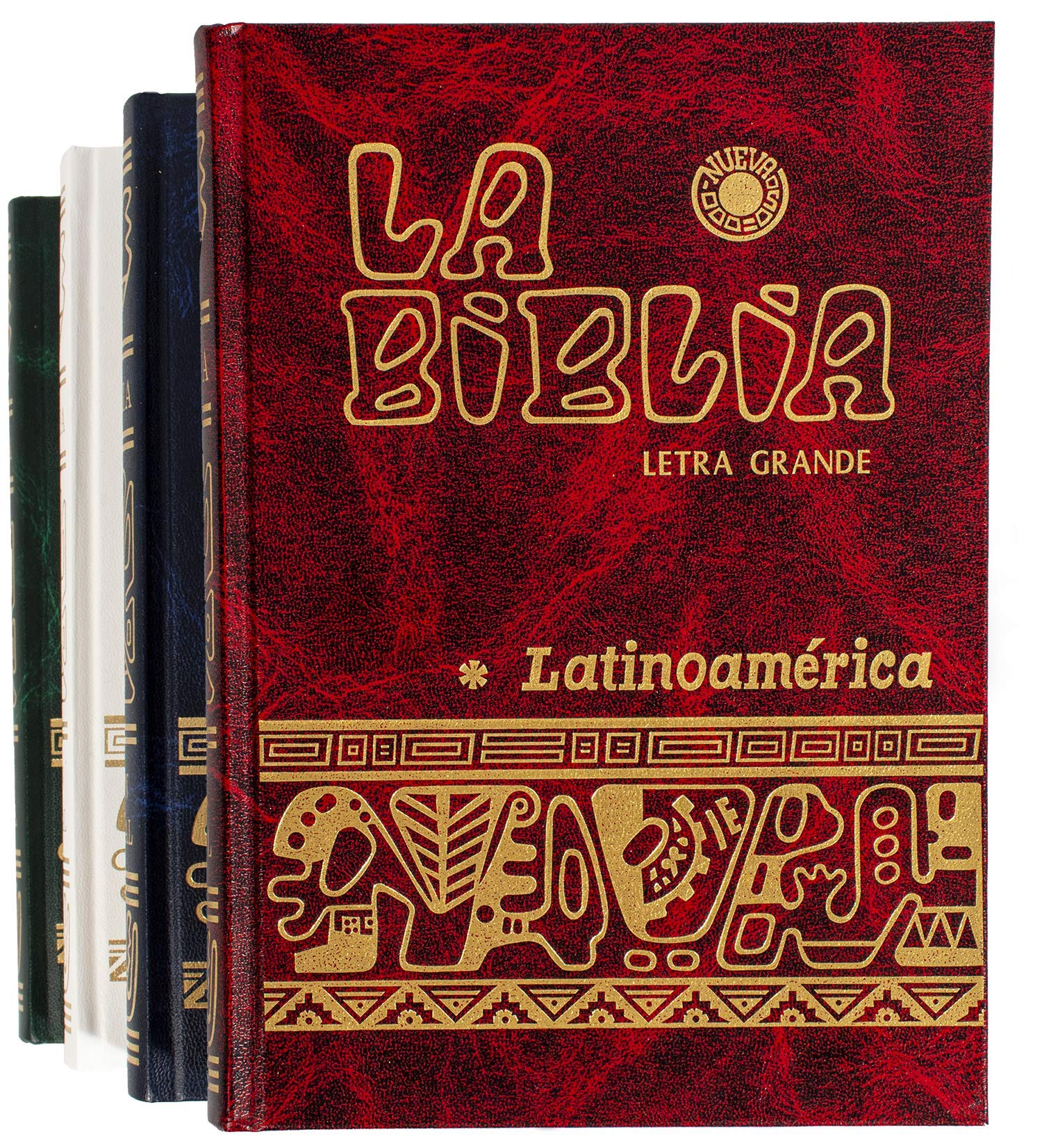 Large Print Catholic Bible in Spanish - Easy Study, Bookmarks for Home & Church