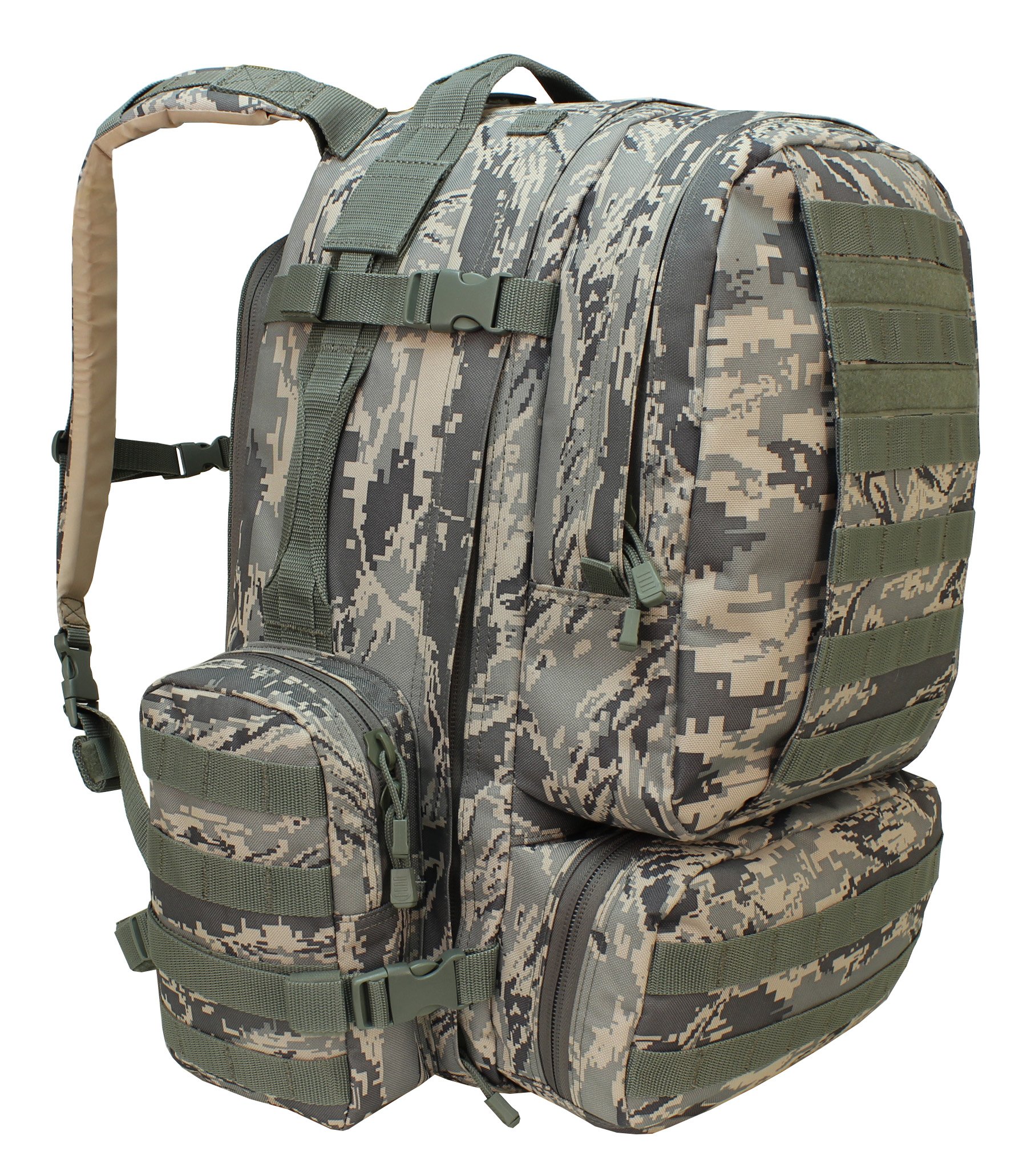 Military Luggage Company Air Force ABU Hercules 3-Day Tactical Backpack - Durable Army Rucksack for Outdoor Camping, Hiking & Military Training