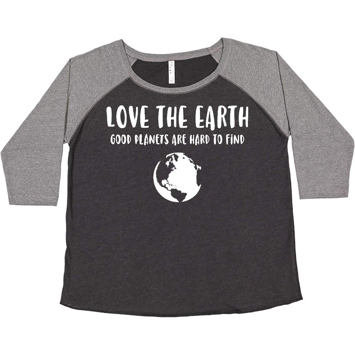 Inktastic Good Planets Women's Plus Size T-Shirt - Eco-Friendly Graphic Tee for Earth Lovers | Comfortable Casual Wear for Everyday & Outdoor Activities