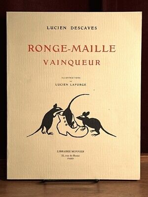 Ronge Maille Vainqueur by Lucien Descaves - 1989 Rare Collectible Book in Near Fine Condition | Vintage French Literature, Antique Book Collection, Perfect for Bibliophiles & History Enthusiasts