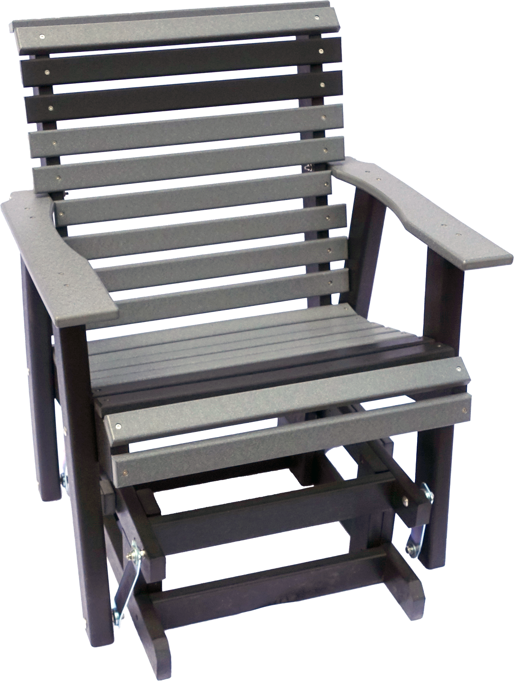 **Amish Yard Rollback Glider - Premium Wooden Outdoor Swing for Gardens, Patios & Porches - Relaxing Glider Bench for Backyard & Front Yard**