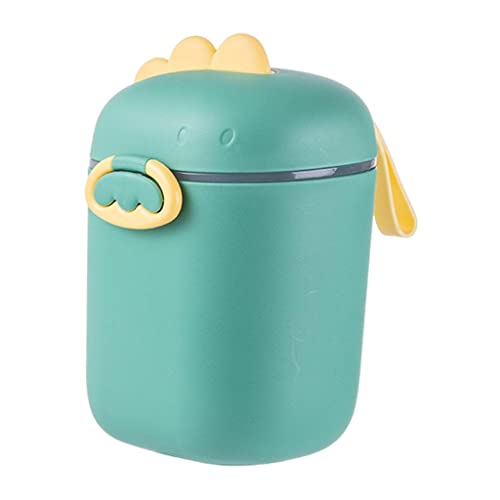 Milageto Baby Formula Dispenser - BPA-Free PP Snack Storage Container for Infant Formula, Nuts & Dry Food - Portable Travel Organizer for Toddlers - Large Green Multi-Use Container (Perfect for Daycare, Travel & Outdoor Activities)