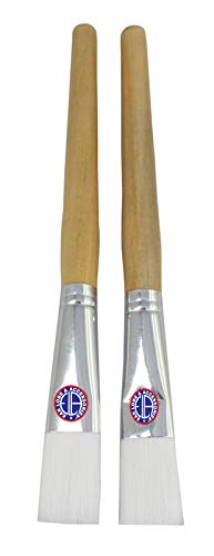 Wooden Handle Face Brush 2pcs - Gentle Skin Care & Makeup Tool