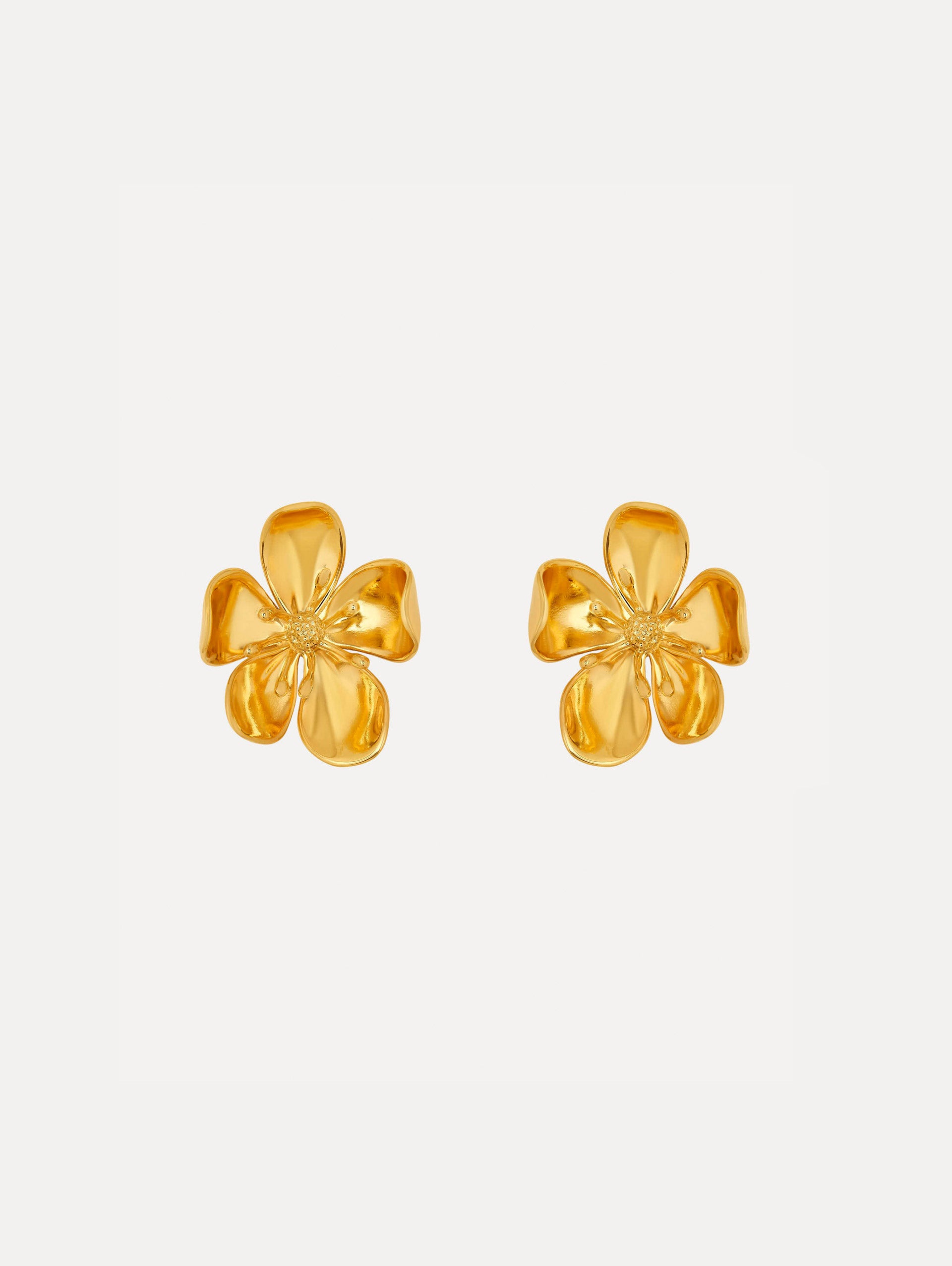 Small Cherry Blossom Earrings for Women - Delicate Floral Stud Earrings - Perfect for Spring, Weddings & Everyday Wear