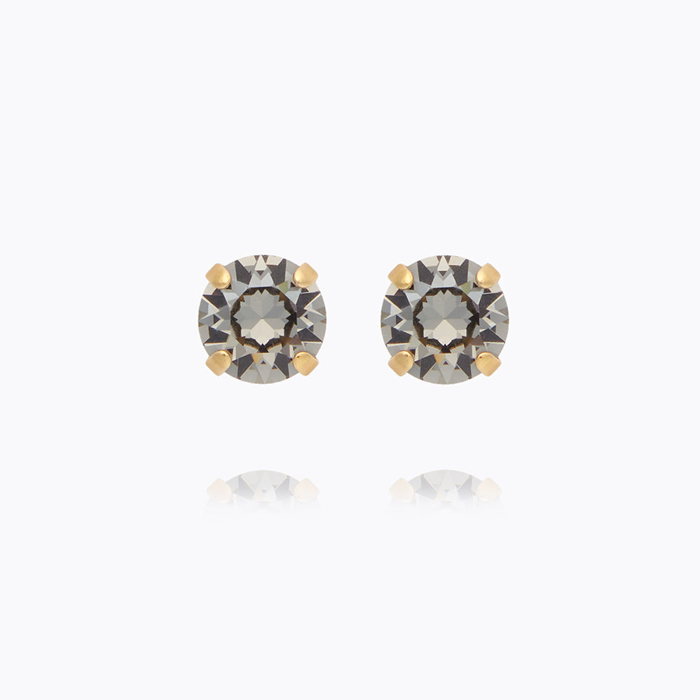 Classic Stud Earrings for Women - Minimalist Greige Earrings for Everyday Wear | Perfect for Office, Date Night & Casual Outfits
