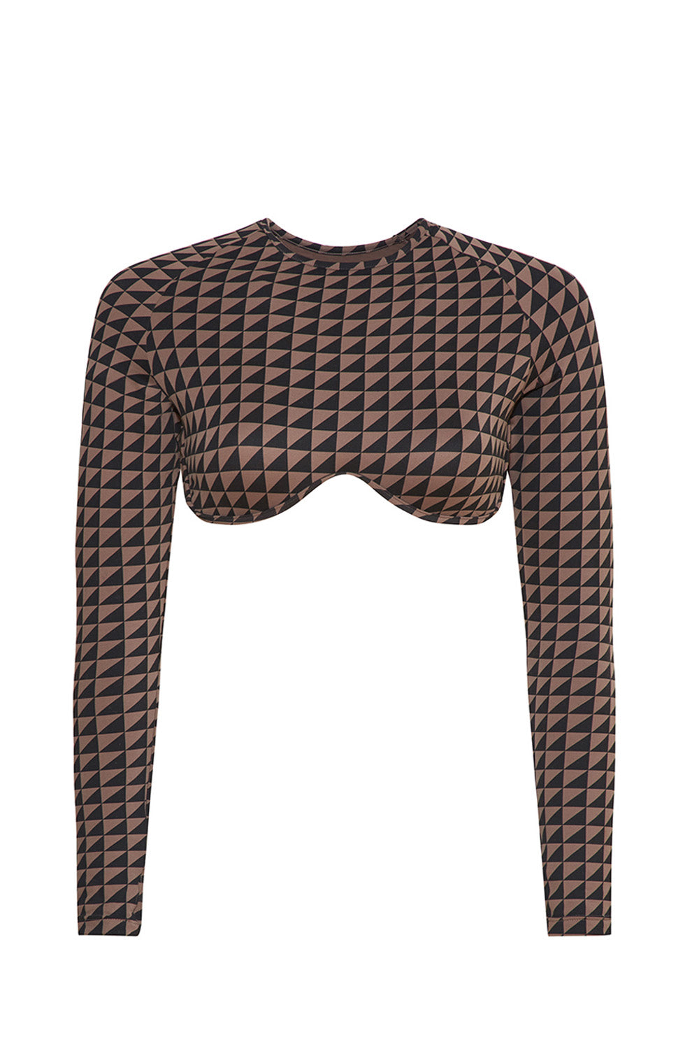Driftwood Geo Print Playa Rashguard - UPF 50+ Sun Protection Swim Shirt for Men & Women - Perfect for Beach, Surfing, and Pool Activities