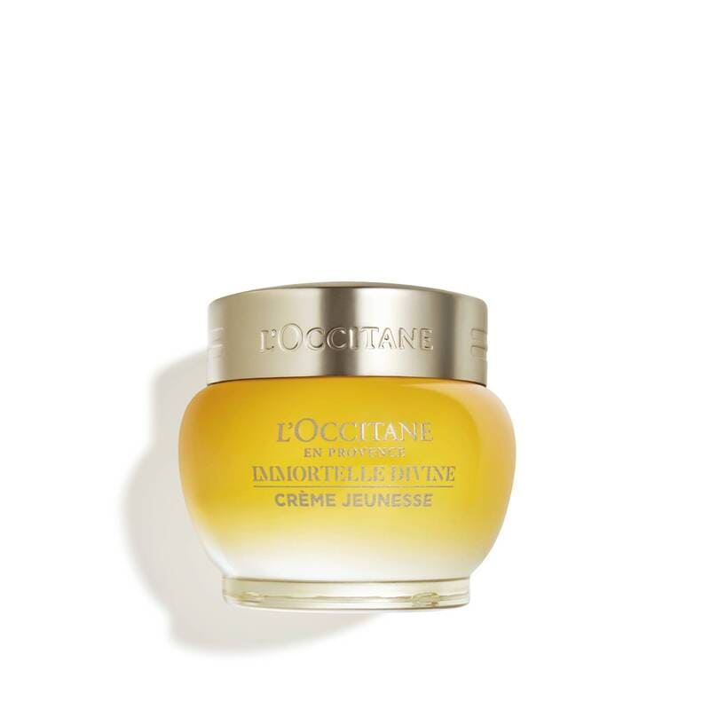 L'OCCITANE Immortelle Divine Cream - Anti-Aging Face Moisturizer for Women, Hydrating & Firming Skincare with Immortelle Essential Oil - Perfect for Night Routine & Dry Skin Care