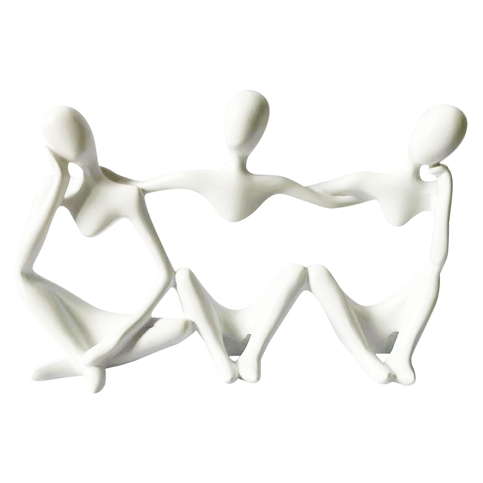 Modern Abstract Resin Thinker Sculpture - Aesthetic Mini Figurine for Bookshelf, Table & Room Decor | Perfect for Home Office, Living Room & Gift Ideas