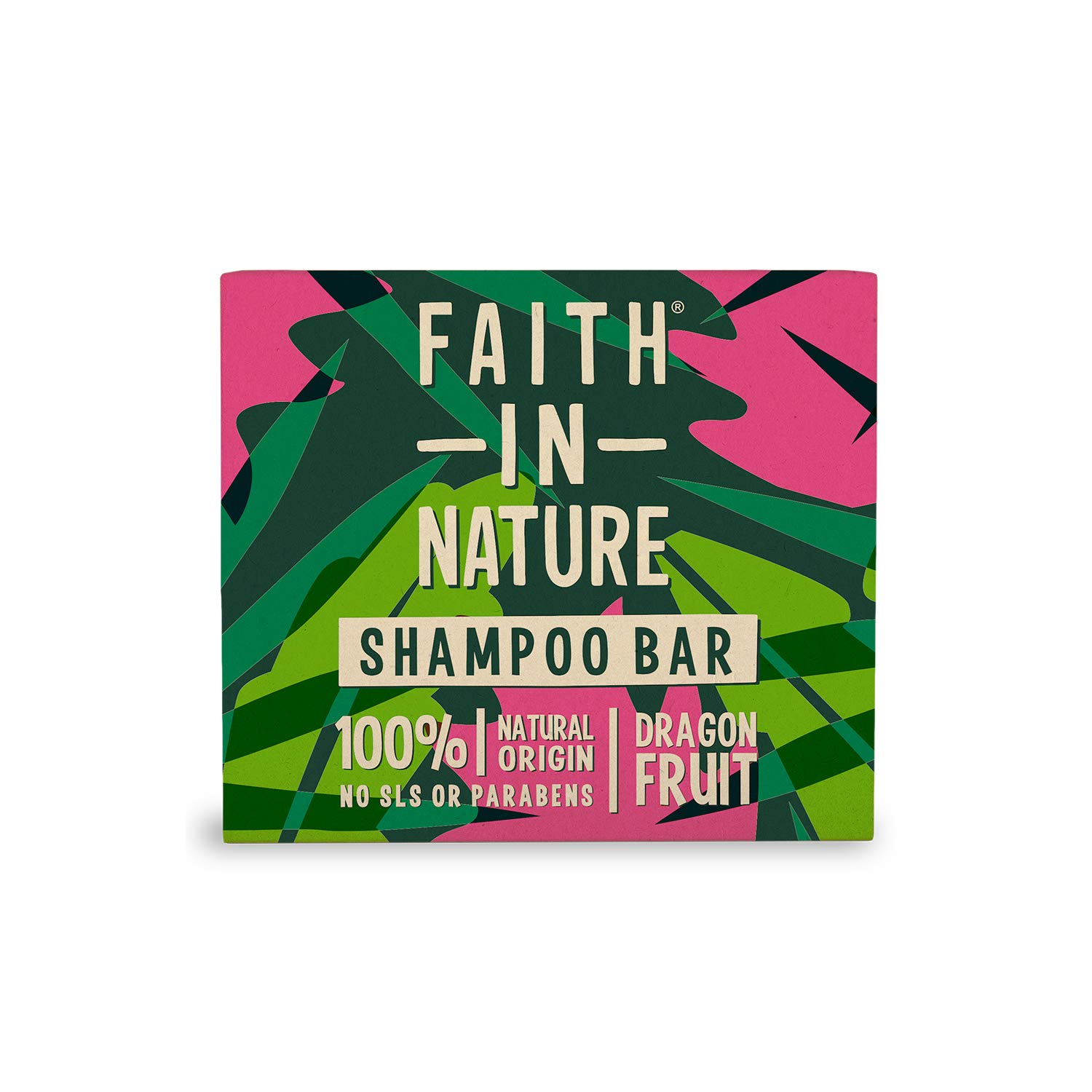 Faith in Nature Natural Dragon Fruit Shampoo Bar - 3.00 oz Vegan & Sulfate-Free for Dry Hair - Perfect for Travel, Camping & Eco-Friendly Bathrooms
