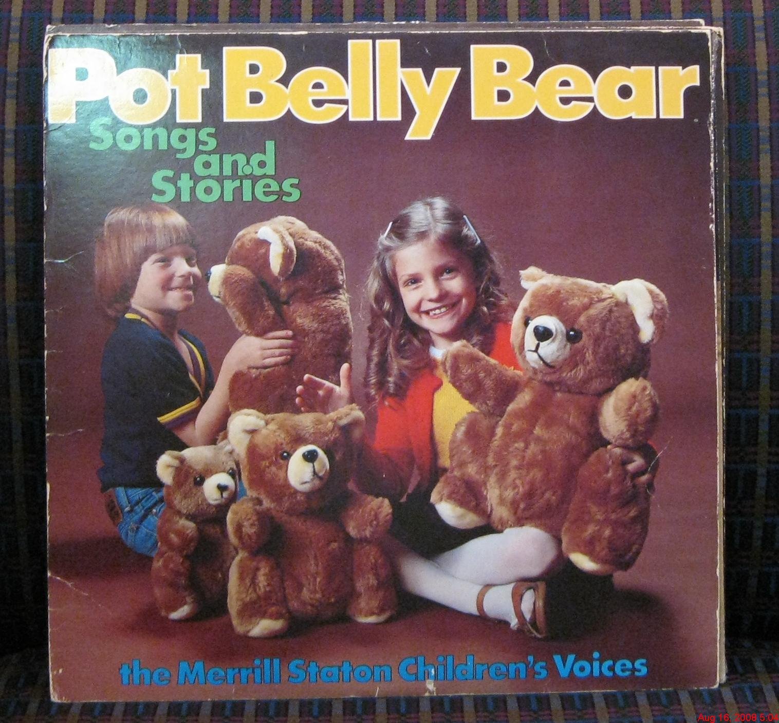 Pot Belly Bear: Songs and Stories - Cute Plush Toy with Music for Kids' Bedtime, Playtime & Learning | Perfect Gift for Toddlers