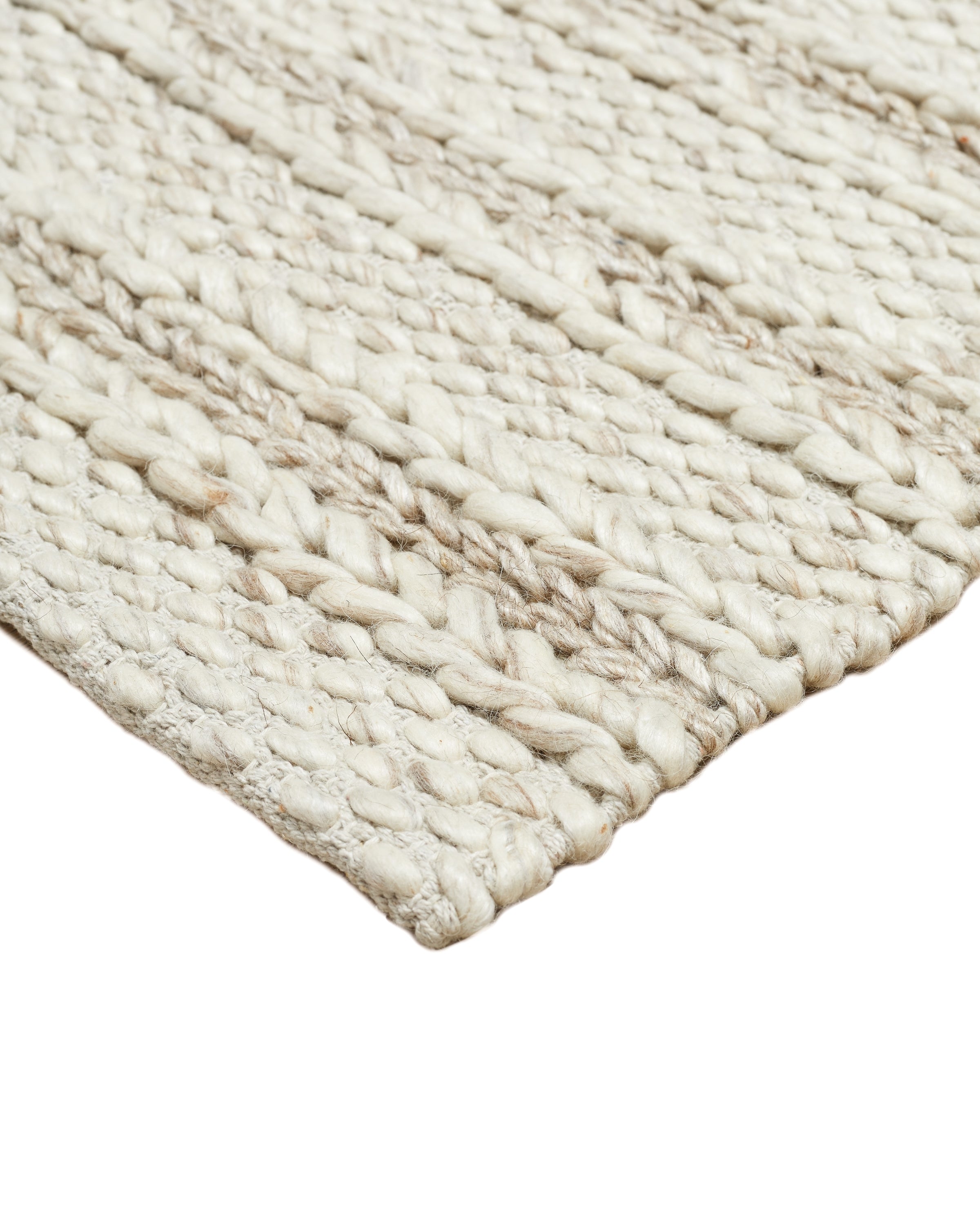 Handwoven Wool Blend Rug Swatch 12