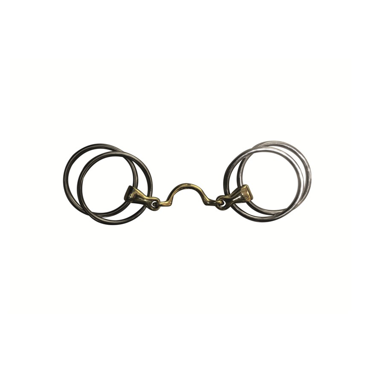 Jump'in High Port Jointed German 3 Ring Bit - Comfortable Horse Training Bit for Dressage & Jumping - Perfect for Equestrian Sports & Professional Riding