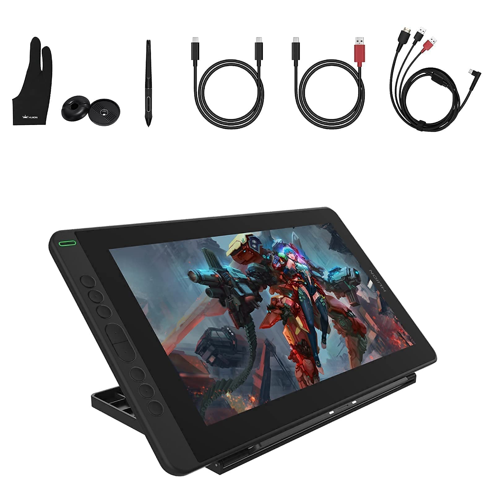 HUION Kamvas 13 Drawing Tablet with Battery-Free Stylus PW517 - 13.3