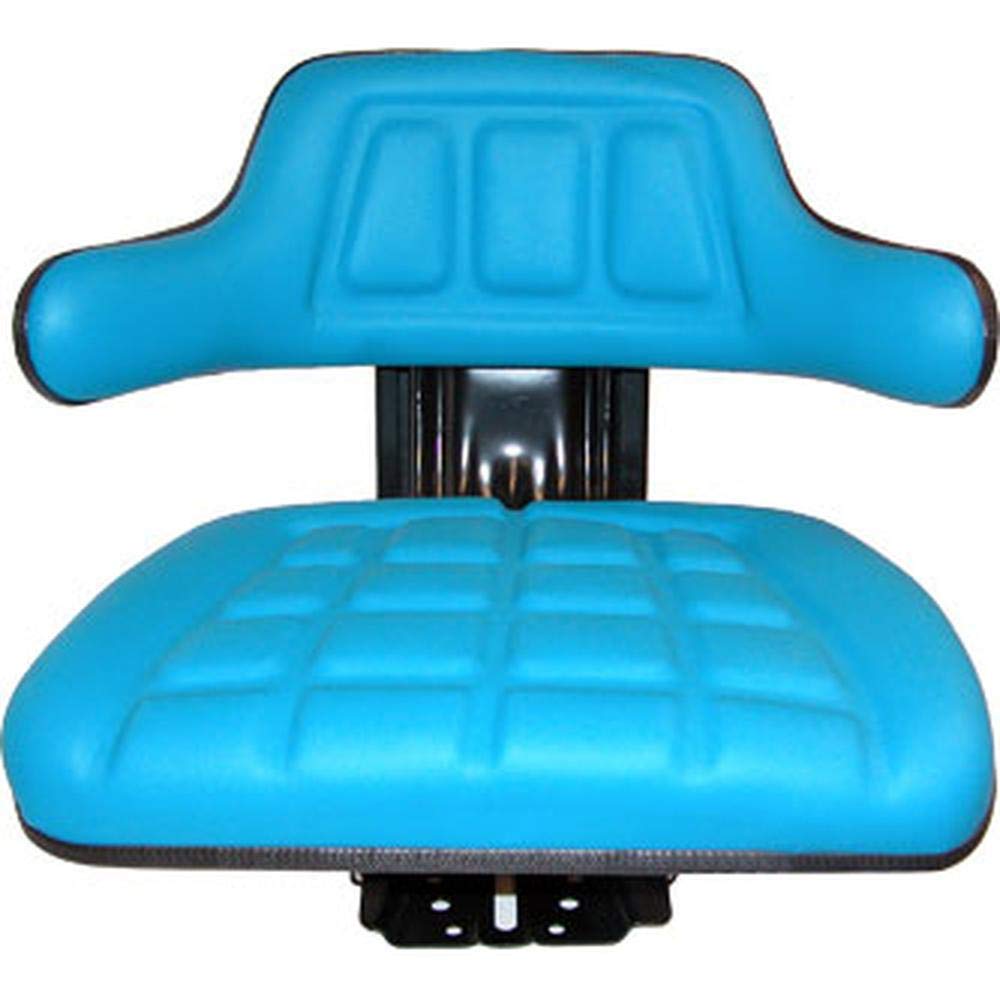 RAParts Universal Fit Blue Waffle Tractor Seat TS1060ATSP - Durable Replacement Seat for Farm Tractors, Comfortable for Long Hours of Farming & Outdoor Work