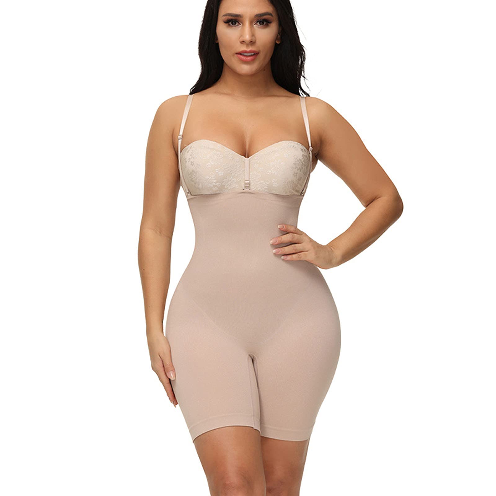 Sexy Waist Trainer for Women - Tummy Control Shapewear Bodysuit, Hourglass Figure Slimming Body Shaper Tights | Perfect for Workout, Daily Wear & Special Occasions