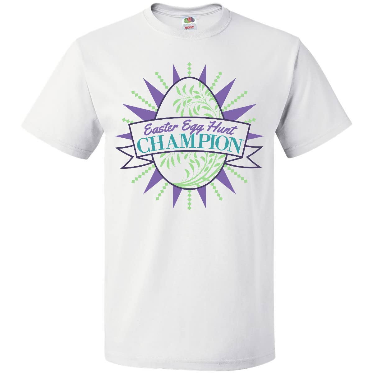 Inktastic Easter Egg Hunt Champion Purple T-Shirt - Fun Holiday Party Outfit for Easter Celebrations & Spring Festivals