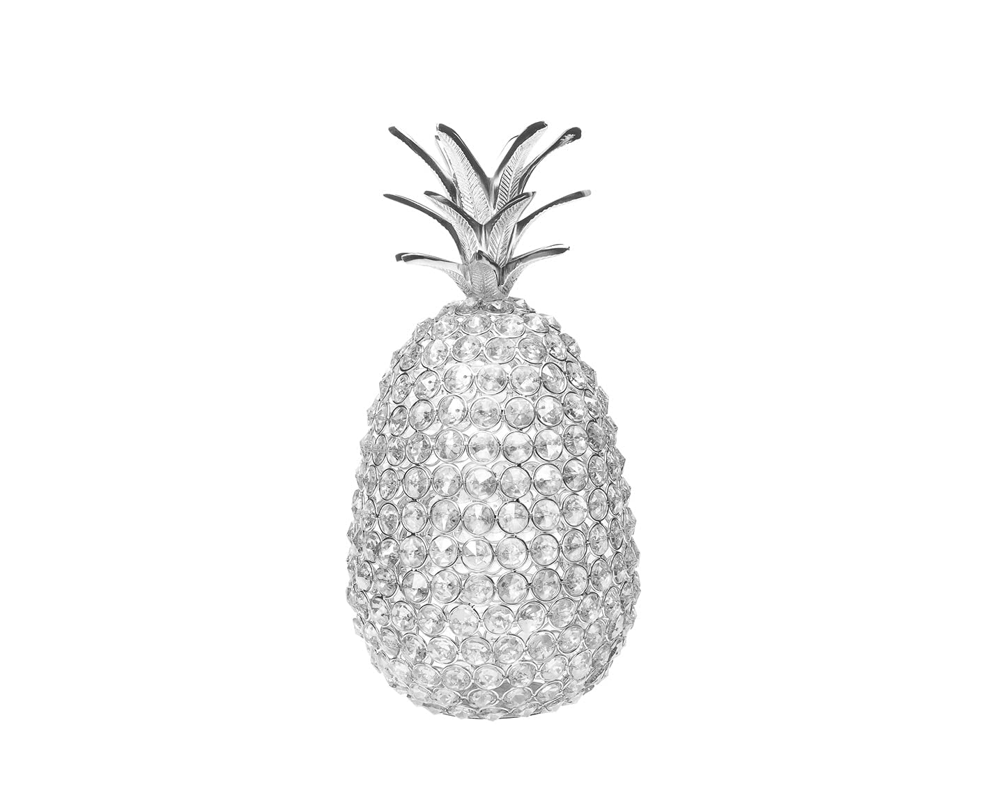 Godinger Elegant Pineapple Fruit Holiday Decoration - Large Nickel Plated Home Decor for Christmas, Thanksgiving & Party Centerpieces