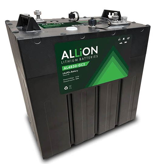 ALLiON 48V 30Ah GC2 Lithium Battery for Golf Carts, Solar Energy Storage & Marine Use - Deep Cycle Rechargeable Power Solution