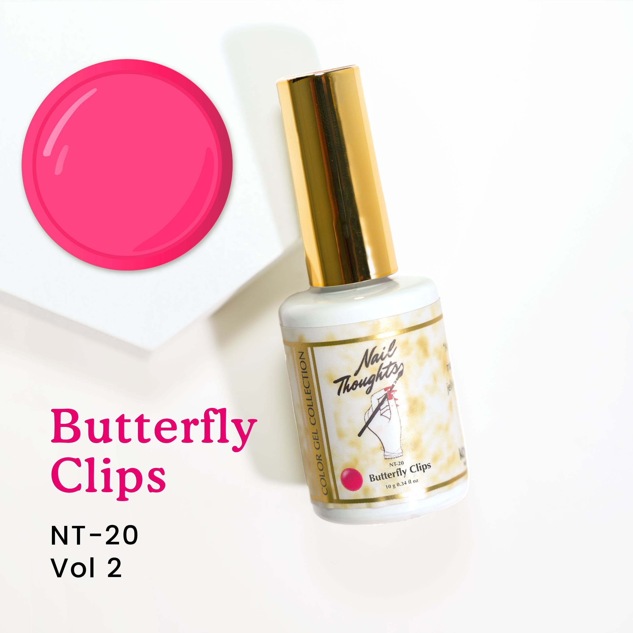 NT 20 Butterfly Nail Clips - Cute Nail Art Accessories for DIY Manicure & Nail Decoration - Perfect for Parties, Weddings, and Special Occasions