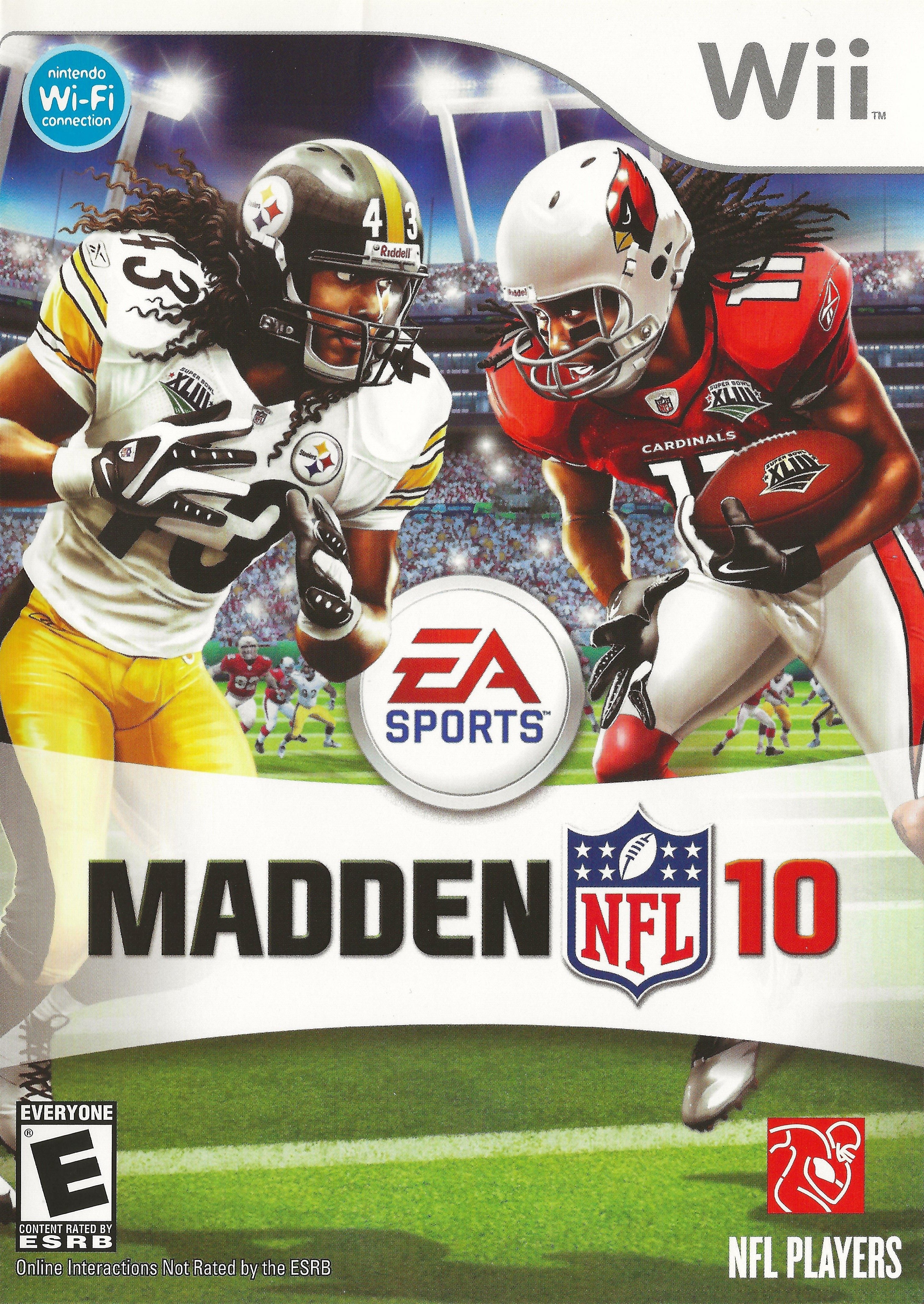 Used Madden NFL 10 Wii Video Game - Authentic NFL Football Sports Game for Nintendo Wii | Perfect for Football Fans & Retro Gaming Enthusiasts