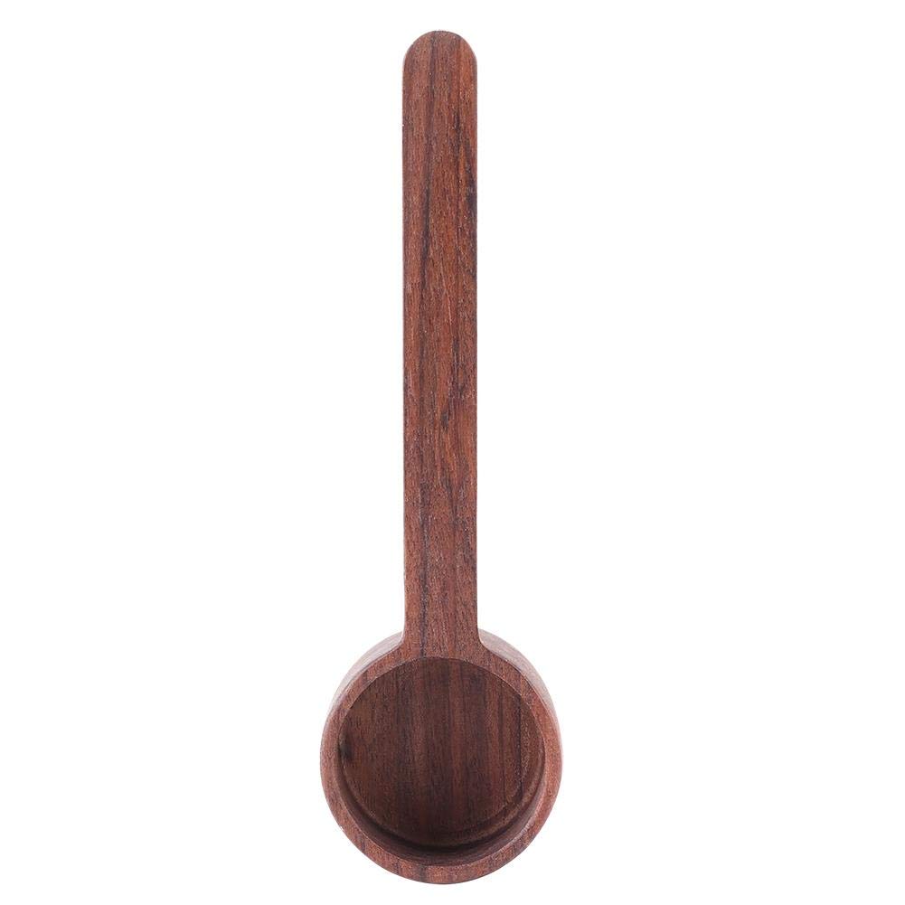Premium Wooden Coffee Scoop - Long Handle Measuring Spoon for Ground Coffee, Espresso & Milk Powder - Perfect for Home & Kitchen Use - Ideal for Brewing, Baking & Cooking