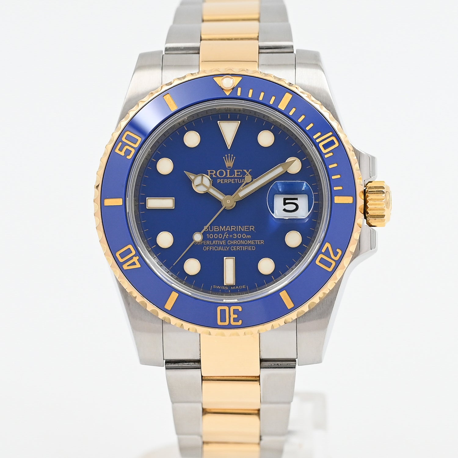 Original Rolex Submariner Date 40mm Men's Luxury Watch 116610LN Black Dial 2010 Model - Perfect for Diving, Business & Formal Occasions